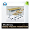 double student desk and chair