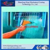 Electrostatic powder coating gun for mess