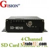 4 Channel WIFI+GPS SD Card Mobile DVR