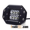 3" Square 24 Watt LED Auxiliary Work Light - Flush Mount
