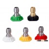Pressure Washer Spray Nozzle Tip 1/4 Set of Five