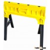 Twin Pack Folding Sawhorse Work Compact Sawhorse