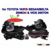 Car fog light for TOYOTA YARIS SEDAN 2006 ON