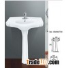 two piece pedestal basin
