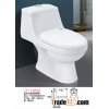 Floor Standing One Piece Siphon Toilet