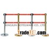 Double Heads Retractable Belt Stanchions Comes With  Cement