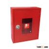 Cheap red powder coated fire hose reel cabinet for sale