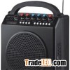 5.5' Subwoofer Black Portable Battery Speaker With Bluetooth
