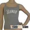 Lady 100% Knit Cotton Spaghetti Tank Top
