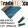 1.2V 4500mAh FDK HR-4/3FAU 18670 Ni-MH Rechargeable battery