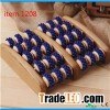 High Quality Non-slip Thera Flow Dual Wooden Foot Roller Massager