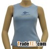 Lady 100% Knit Cotton Mussel Tank Top