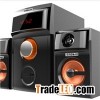 5' Subwoofer Black 2.1 Pc Speaker With Remote