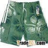Men Microfiber Hawaiian Prints And Solid Color Swimshorts