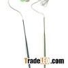 Hot Selling Afghan Single Point Aluminum Carpet Crochet Hook With Plastic Line
