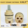 35mm Bathroom Low Torque Ceramic Cartridge With Copper Pieces
