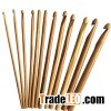 Carbonized Bamboo Crochet Hook Set Single Point Sewing Needle