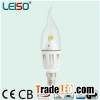 LEISO 4W SCOB C35 90Ra Flame Shape Glass Cover Dimmable And Non-dimmable LED Candle Light