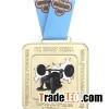 Custom Revolving Medal With Printing And Dispensing Sticker