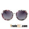 Vintage Steampunk Fashion Sunglasses Round Designer Steam Punk Alloy Women Coating Retro Eyewear Sun