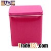 Small Rectangular Coffee Tin Box With A PET Window