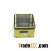 Square Coaster Tin Box Without Lid