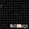 Black Nero Marquina Marble Mosaic For Bathroom Wall Tiles