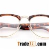 2016 New Designer Eyewear Frame Simple Elegant Square Oversized Eyeglasses Fashion Spectacle Half Fr