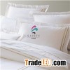 Hotel Beddings Solid White Plain Satin Cotton Pillow Case