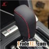 Gear Shift Knob Cover For Subaru Forester 2013 2014 Automatic Car Special Hand-stitched Black Genuin
