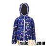 Full Zip Wind Resistant Jacket Custom Print For Kids
