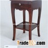 Simple Style Coffee Color Plant &telephone Stand