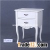 Antique Carved White Night Table With2 Drawers ,Mutilple Colors