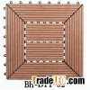 Durable Plastic Base Deck Tile Wood Plastic Composite Deck Tile DIY