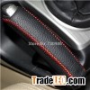 Black Genuine Leather Handbrake Cover For Honda Civic Old Civic 2004-2011