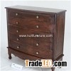 Brown Color Modern Design Solid Wood Cabinet Direct From China