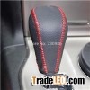 Gear Shift Knob Cover For Jeep Grand Cherokee Automatic Car Special Hand-stitched Black Genuine Leat