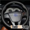 Black Artificial Leather Car Steering WHeel Cover For Volvo S60 V40 V60 V70 2014 XC60