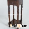 Antique Finish Hardwood Plant&telephone Stands