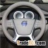 Beige Genuine Leather Car Steering Wheel Cover For Volvo S80 2010 XC60 2010-2013 XC70 2011