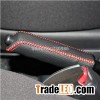 Handbrake Cover For Suzuki Jimny Car Special Hand-stitched Black Genuine Leather Suede Handbrake Cov