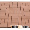 Non-slip Bathroom Tile WPC Deck Tile Sauna DIY Flooring