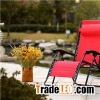 Zero Gravity Chair Folding Recliner Patio Lounger Oxford Fabric Red
