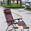 Lounge Patio Chair Zero Gravity Recliner Folding Reclining Jacquard Textilene Fabric