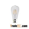 B22 Base LED Vintage Delicate Filament Bulb ST64 Warm Lighting 6W