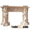 Carved Fireplace