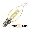 LED Vintage Delicate Filament Bulb C35T With Tail E14 Base 2W Lighting