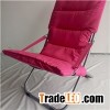 Folding Oxford Fabric Sun Beach Chair Padded