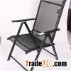5 Position Adjustable Folding Arm Beach Outdoor Sling Chair Garden Chair