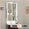 IP44 ROHS Certification Frameless Lighted Fogless Shower LED Illuminated Touch Switch Magnifying Bat